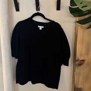 Nine West Black Short Sleeve Top